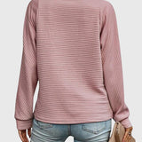 Christine | Eleganter Pullover mit halbem Reißverschluss