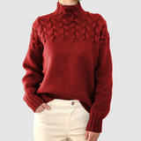 Štěpánka – Warmer Pullover mit Kragen