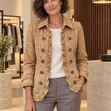 Charlotte | Rüschenjacke mit Westernmuster