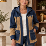 Frieda | Patchwork-Jacke mit Kapuze