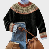 Eleanor - Nordic Erbe Geflochtenen Pullover