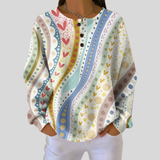 Lillian – Boho-Oberteil mit Bordürenmuster