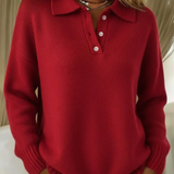 Amalia™ | Lässiger Polo-Pullover für den Alltag