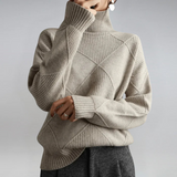 Anne | Pullover mit hohem Kragen Luxe