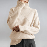 Anne | Pullover mit hohem Kragen Luxe