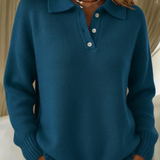 Amalia™ | Lässiger Polo-Pullover für den Alltag