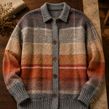 Edith | Ombré-Karostrickjacke für den Herbst