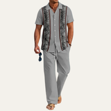 Oskar™ | Gestreiftes Sommer-Set Hemd & Hose