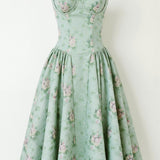 Odete - Vestido Midi con Cuerpo Estructurado