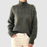 Štěpánka – Warmer Pullover mit Kragen