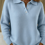 Amalia™ | Lässiger Polo-Pullover für den Alltag
