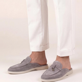 Hartwig™ | Eleganter Mule Hellgrau