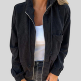 Delphine | Weiches Zip-Weste