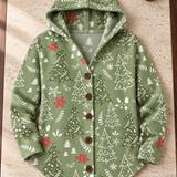 Martha | Bequemer Strickcardigan mit Kapuze
