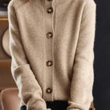 Stéphanie | Cardigan aus Kaschmir im Retro-Stil