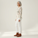 Hazel – Oberteil mit Herbstwald-Muster