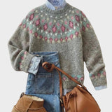 Eleanor - Nordic Erbe Geflochtenen Pullover