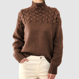 Štěpánka – Warmer Pullover mit Kragen