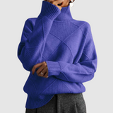 Ester - Strukturierter Pullover mit Rollkragen