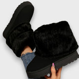 Willora | Flauschige Winterstiefel aus Kunstfell