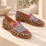 Zelda - Elegante Leoparden-Mokassins