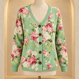 Rose | Bequemer Strickcardigan mit Knöpfen