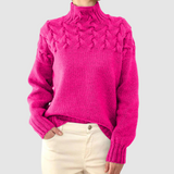 Štěpánka – Warmer Pullover mit Kragen