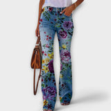 Alexandra - Floral Print Trousers