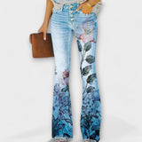 Alexandra - Floral Print Trousers