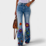 Alexandra - Floral Print Trousers