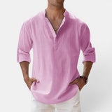 Sandro™ | Strukturiertes Henley-Shirt im Regular-Fit