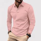 Gottlieb™ | Langarm-Poloshirt mit Kragen