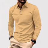 Gottlieb™ | Langarm-Poloshirt mit Kragen