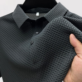 Eberhard™ | Strukturiertes Poloshirt mit klarem Kragen