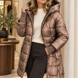 Ida | Eleganter Herbstmantel mit Kapuze