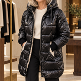 Ida | Eleganter Herbstmantel mit Kapuze