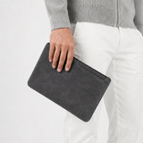 Jannik™ | Dunkelgraue Clutch-Tasche