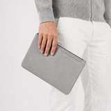 Linus™ | Clutch-Tasche Hellgrau