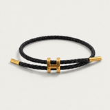 Leopold™ | Schwarz/Gold Geflochtenes Armband