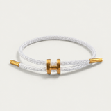 Sebastian™ | Geflochtenes Armband in Weiß und Gold