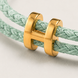 Valentin™ | Geflochtenes Armband Mint/Gold