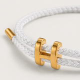 Sebastian™ | Geflochtenes Armband in Weiß und Gold