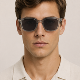 Adrian™ | Getönte Sonnenbrille Transparent Grau