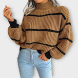 Chavala - Strickpullover mit Streifen
