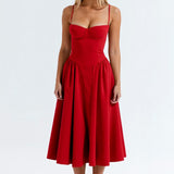 Odete - Vestido midi con corsé diseñado