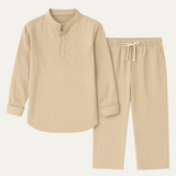 Tobias™ | Sommer-Set Stehkragen-Hemd