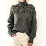 Elvira™ | Warm gestrickter Rollkragenpullover