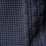João - Suéter de Tricô com Estampa Patchwork