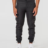 Guillaume - Pantalones Cargo en Color Negro