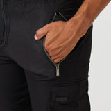 Guillaume - Pantalones Cargo en Color Negro